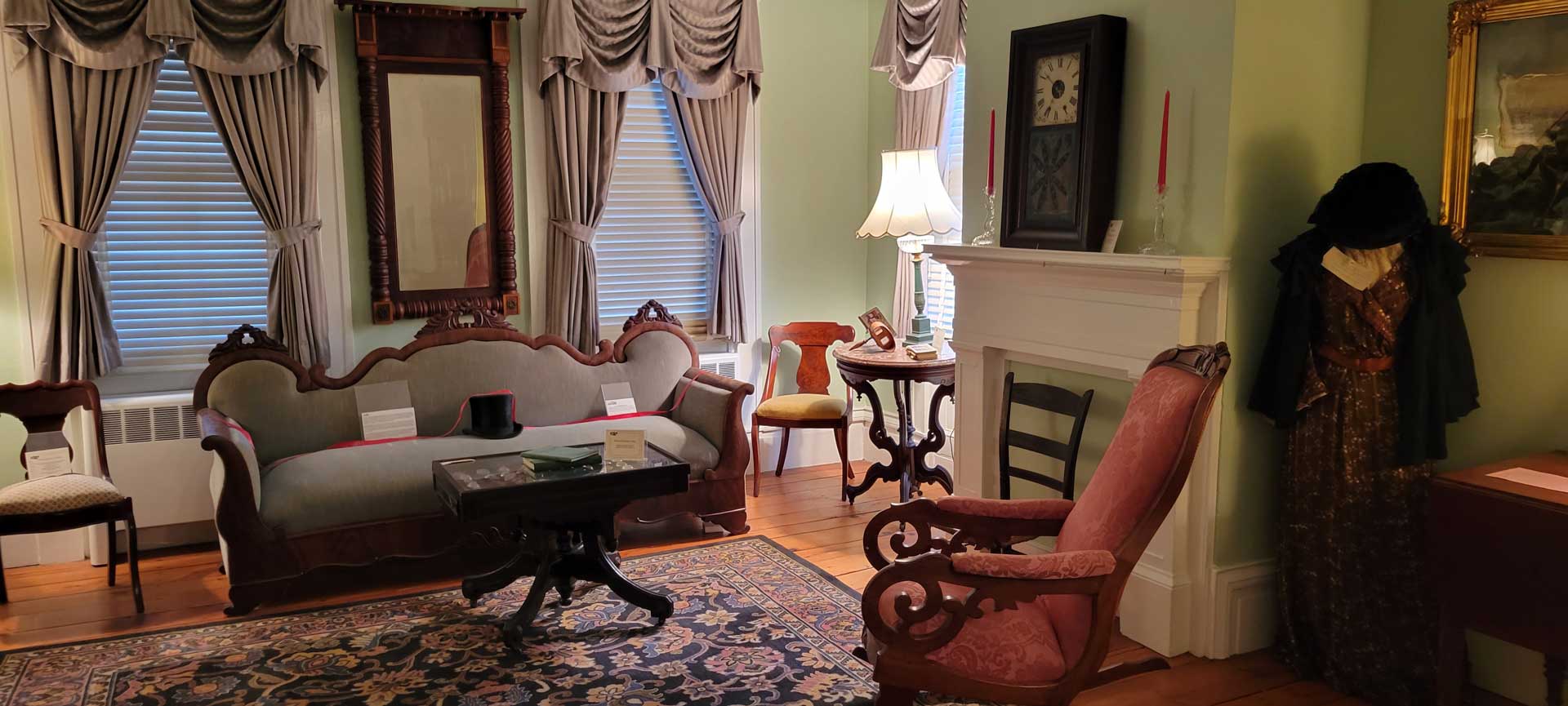 Living Room in the Ely House.